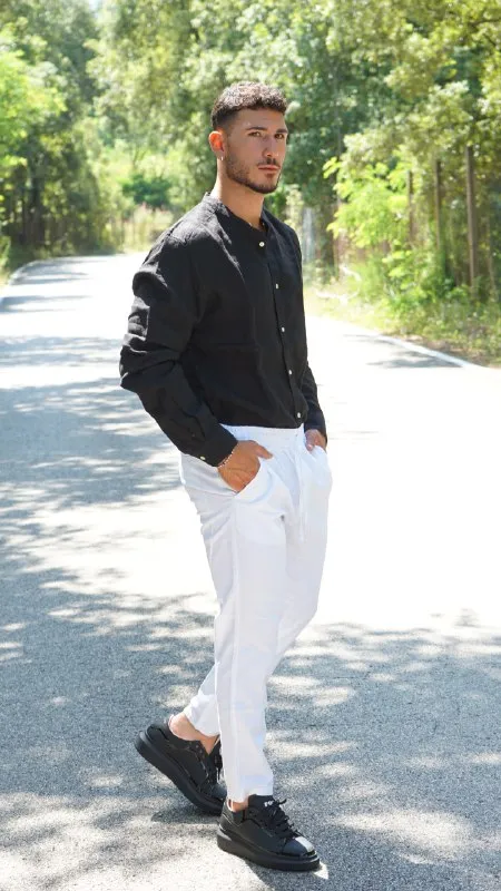 Camicia coreana lino only e sons