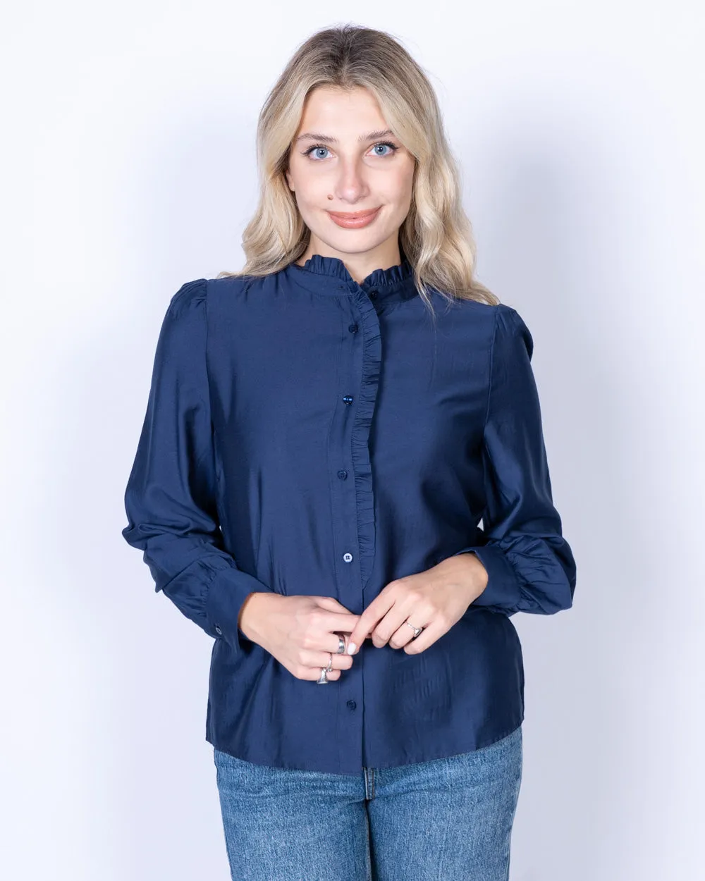 CAMICIA KARLANI BLU