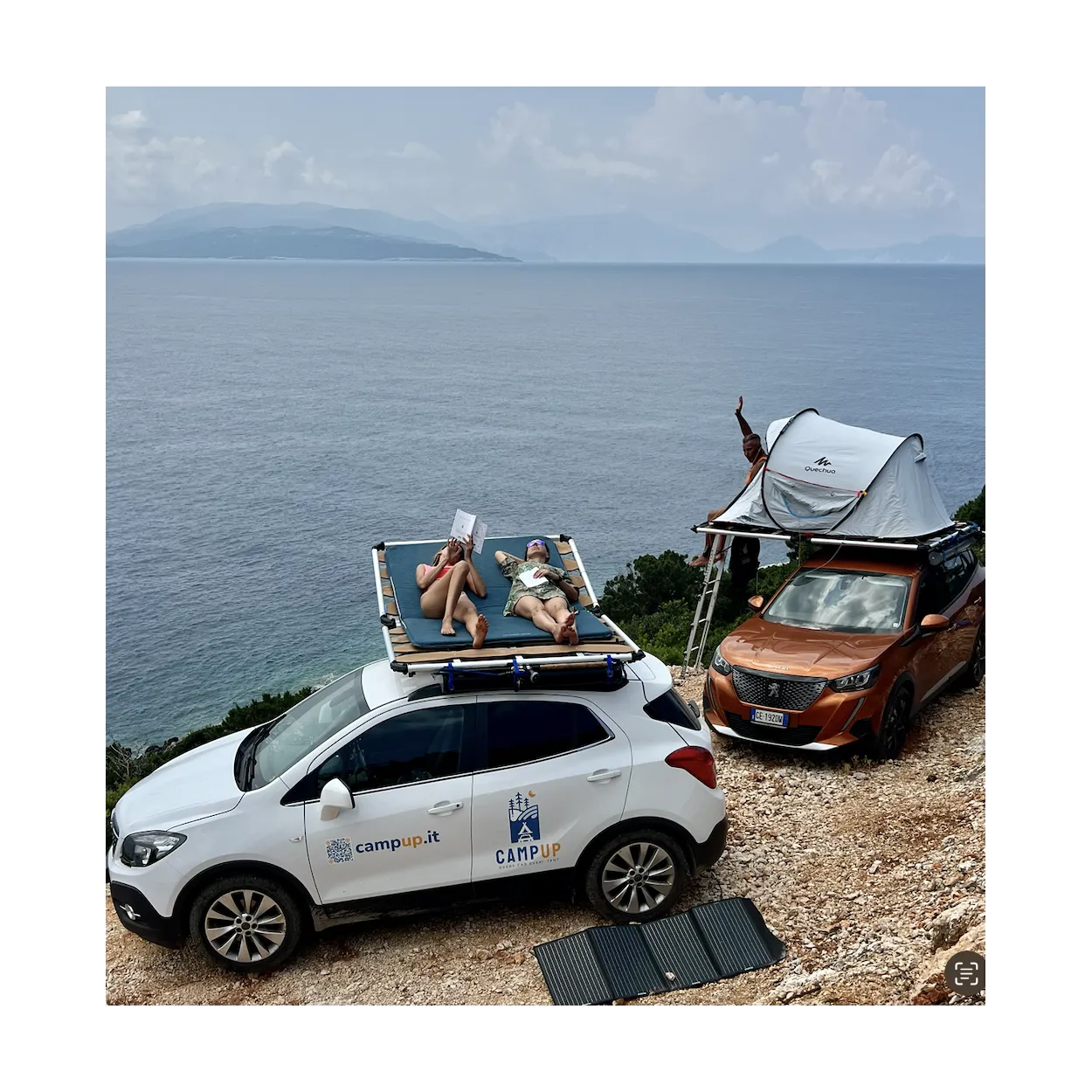 CampUp Karma base multiuso per tetto auto