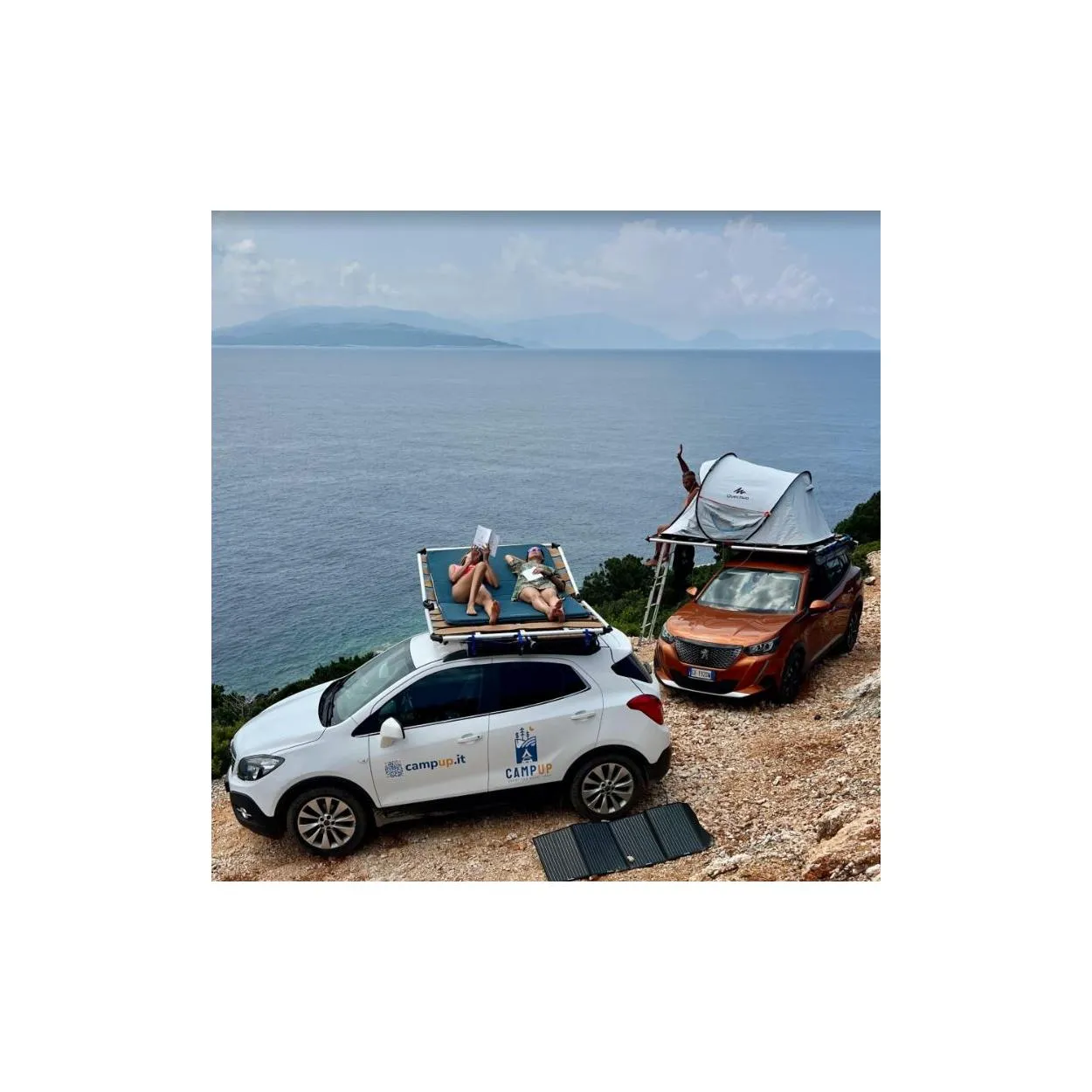 CampUp Karma base multiuso per tetto auto