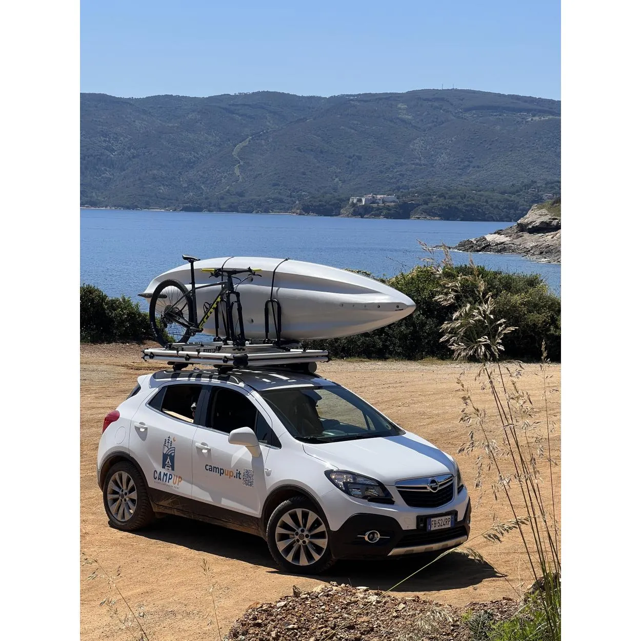 CampUp Karma base multiuso per tetto auto
