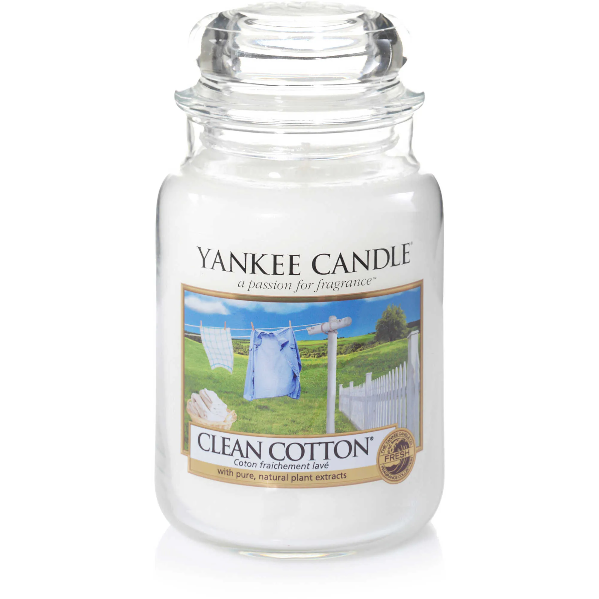 Candela Yankee Candle Giara, Grande colore Bianco