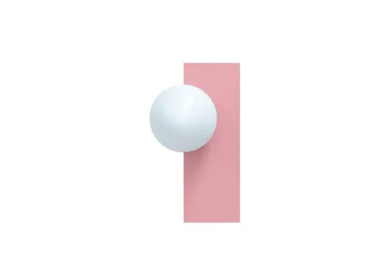 Candy Big Rectangle S Applique da Parete Bubblegum Pink - Swedish Ninja | Acquista online