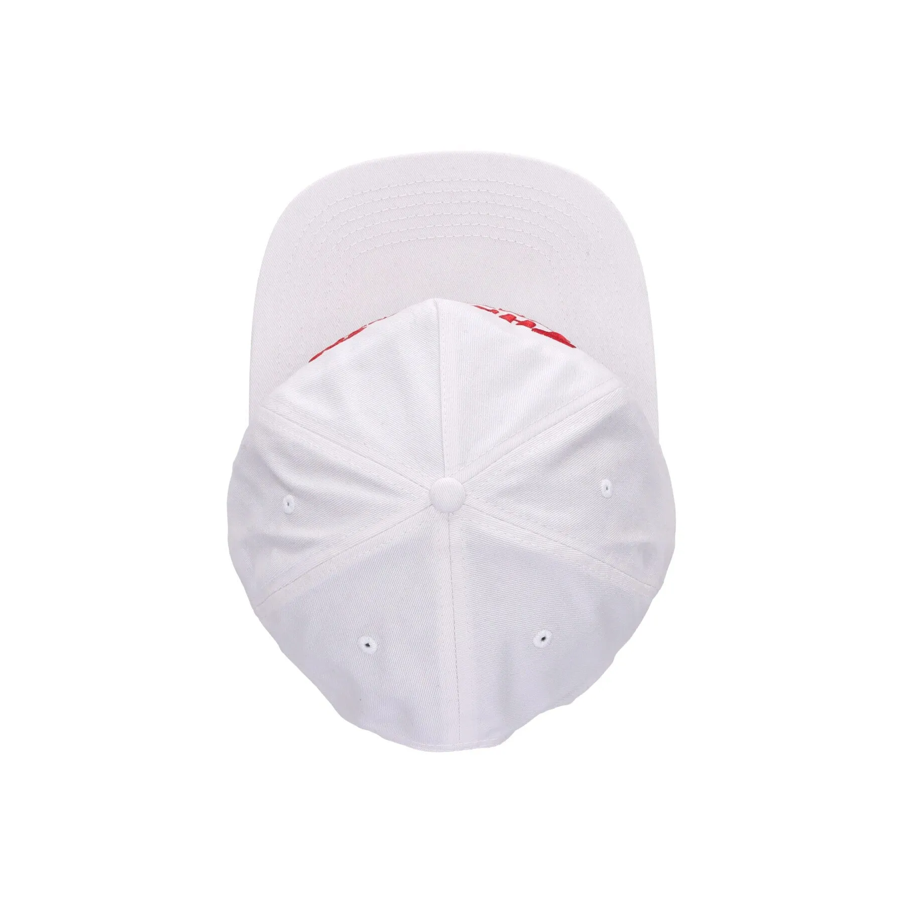 Cappellino Visiera Piatta Uomo Skate Mag Logo Snapback White