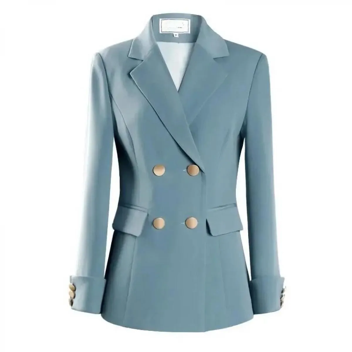 Cappotto blazer da donna primavera autunno Cappotto manica lunga doppio petto Giacche eleganti Cappotto da donna Blazer da lavor