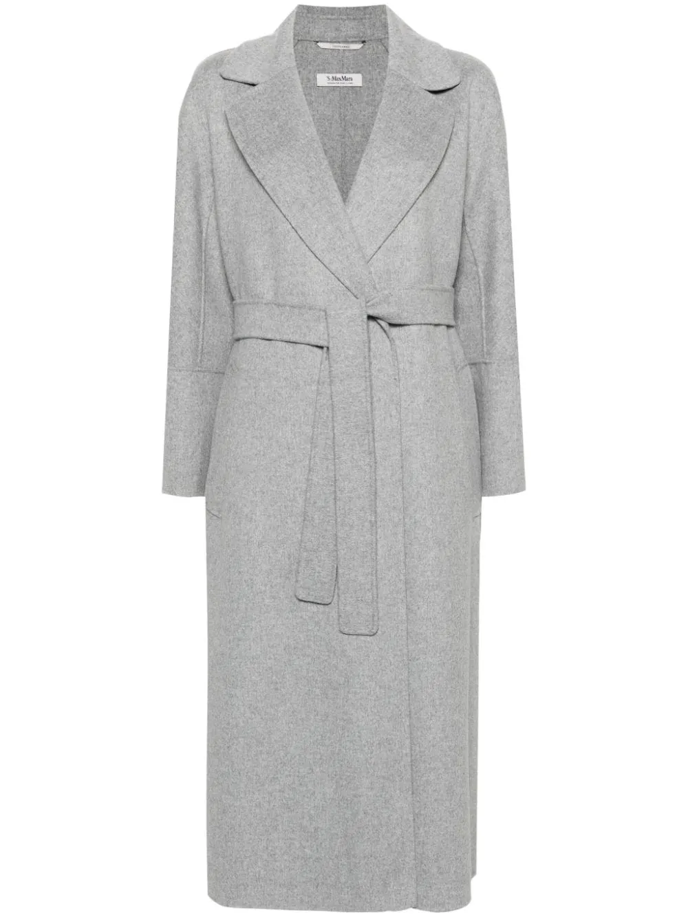 Cappotto elisa con cintura in grigio - donna