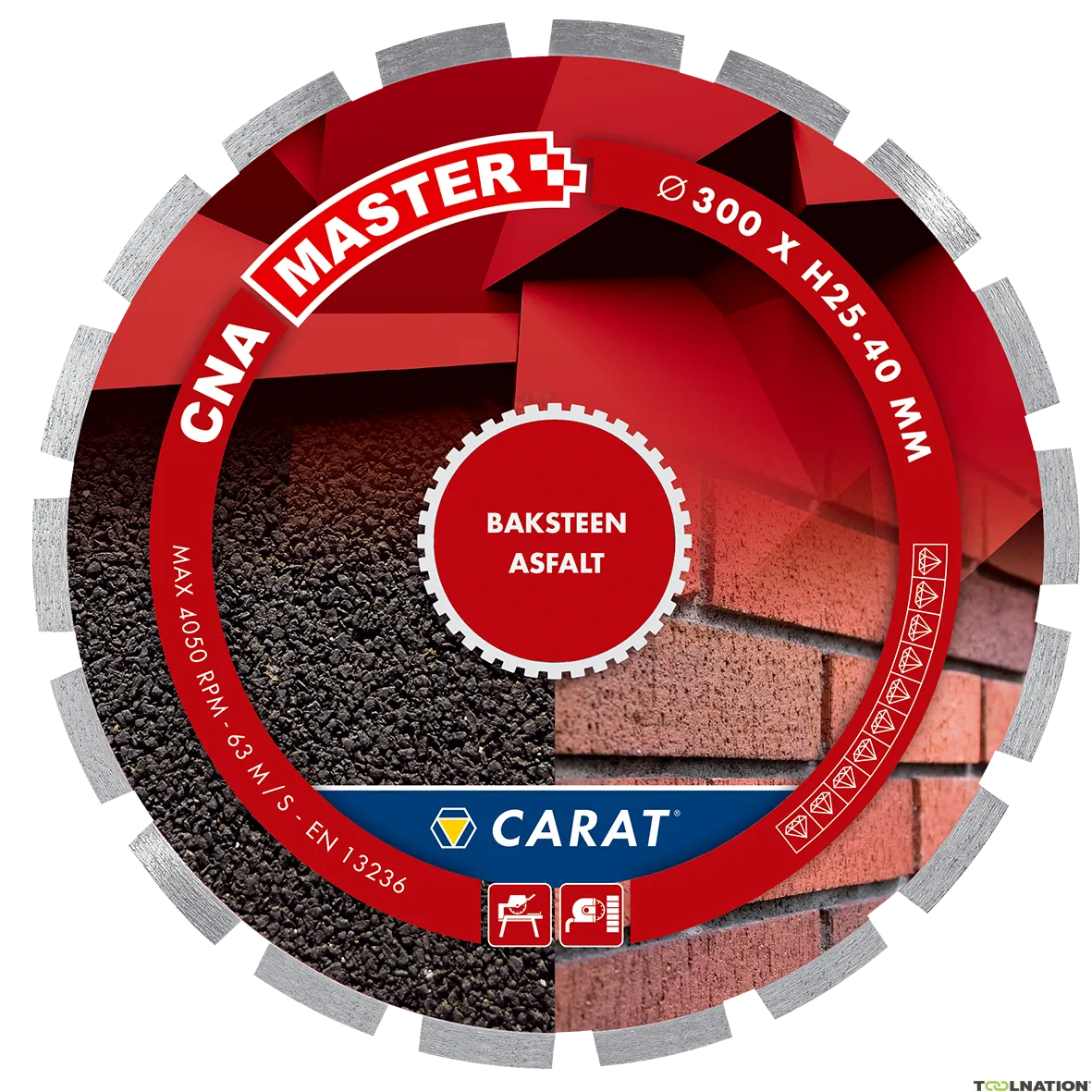 Carat CNA7004000 disco diamantato BAKSTEEN / ASFALT CNA 700x25,4MM