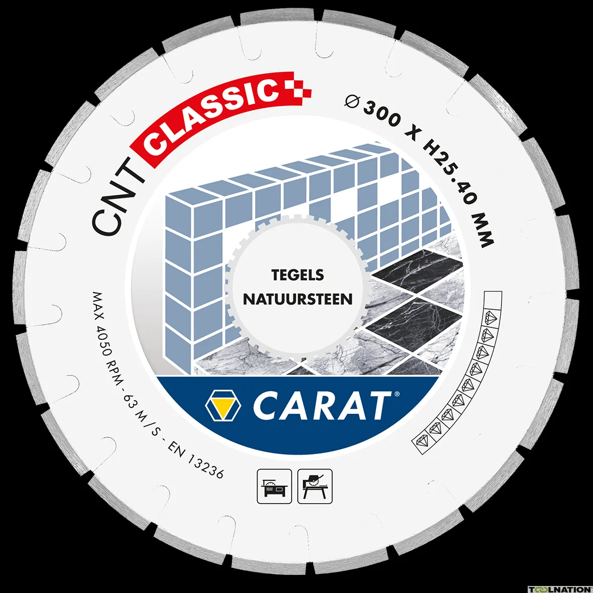 Carat CNTC350400 Lama diamantata NATURAL CNT CLASSIC 350x25,4MM