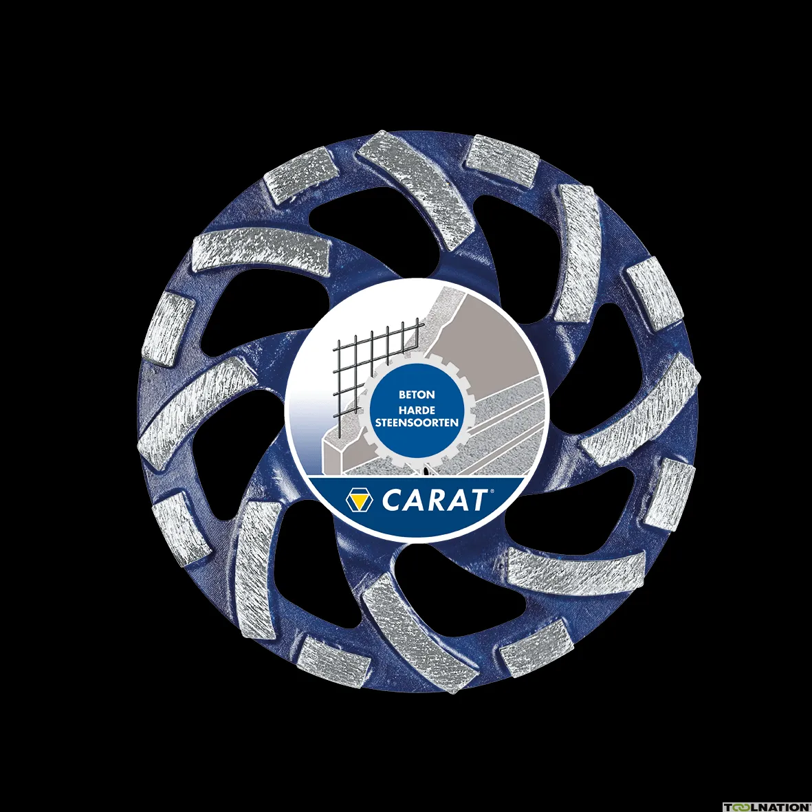 Carat CUBC1253C0 Testa di smerigliatura CUBC Classic 125x22,2MM Dustec Concrete