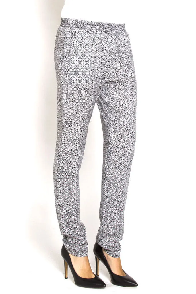 Carrera  ---------    ------------Pantalone fluido modello t771 - Geometrie