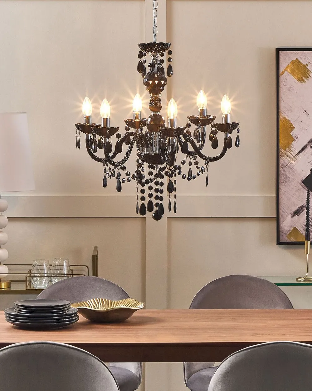 Chandelier KALANG L Black