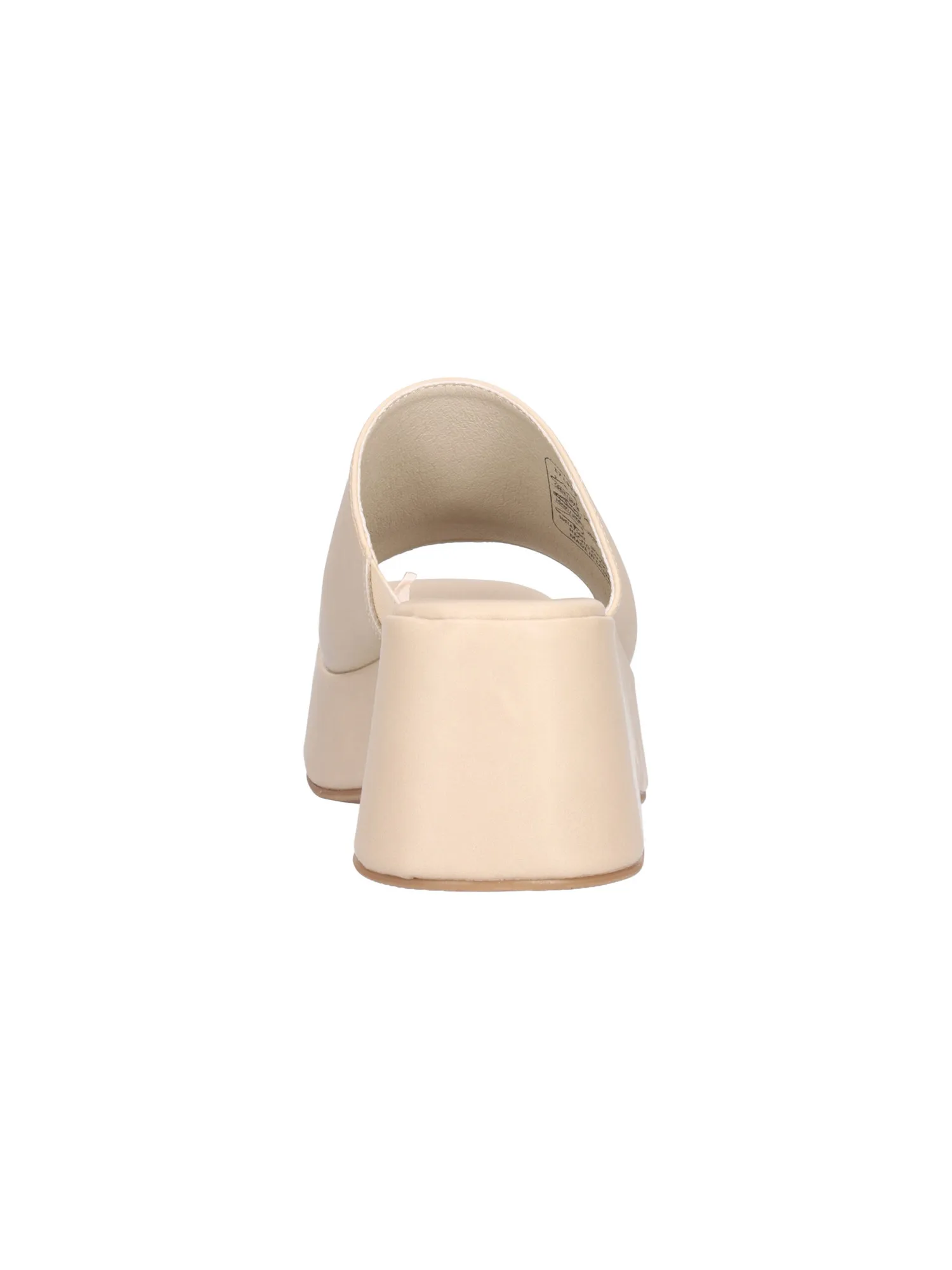 Ciabatta con zeppa Refresh Vegan da donna beige
