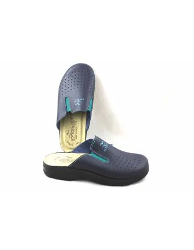 ciabatta fly flot sanitaria blu con elastici