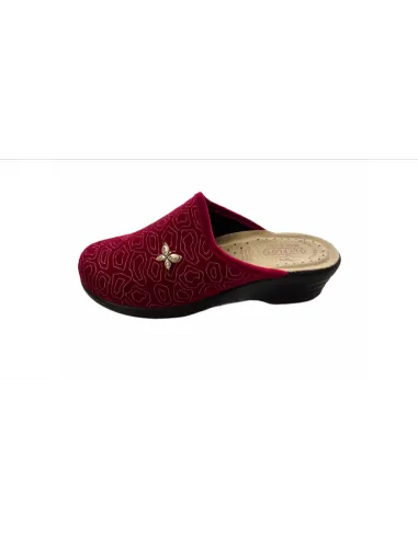 Ciabatta pantofola Fly Flot L8 P44AE  PLANTARE ANATOMICO IN PELLE lana bordo