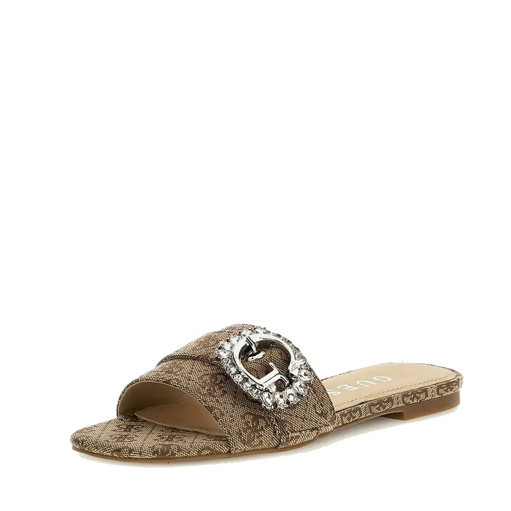 Ciabatte Donna GUESS Linea Jolly Colore Beige - Brown