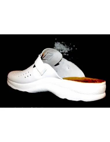ciabatte fly flot bianco con fibbia 82009