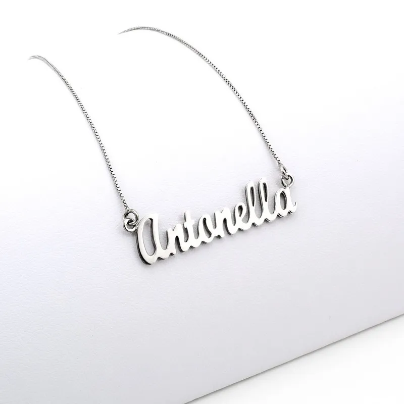 Collana con nome Antonella in argento