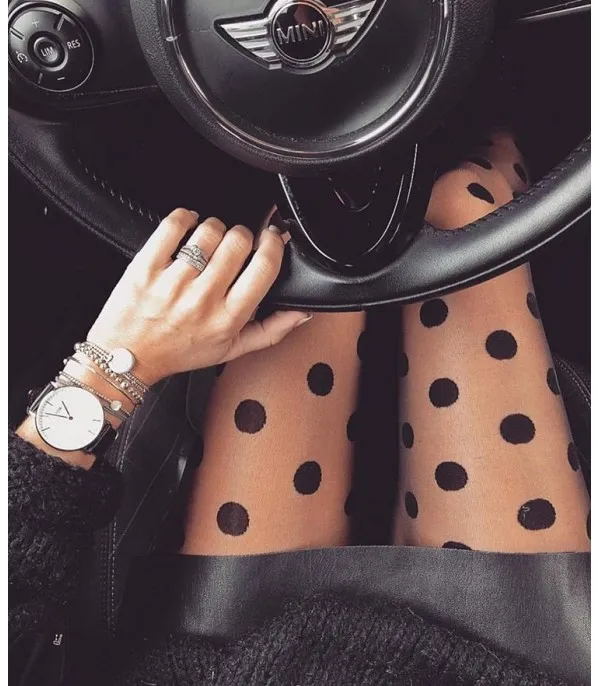 Collant big pois