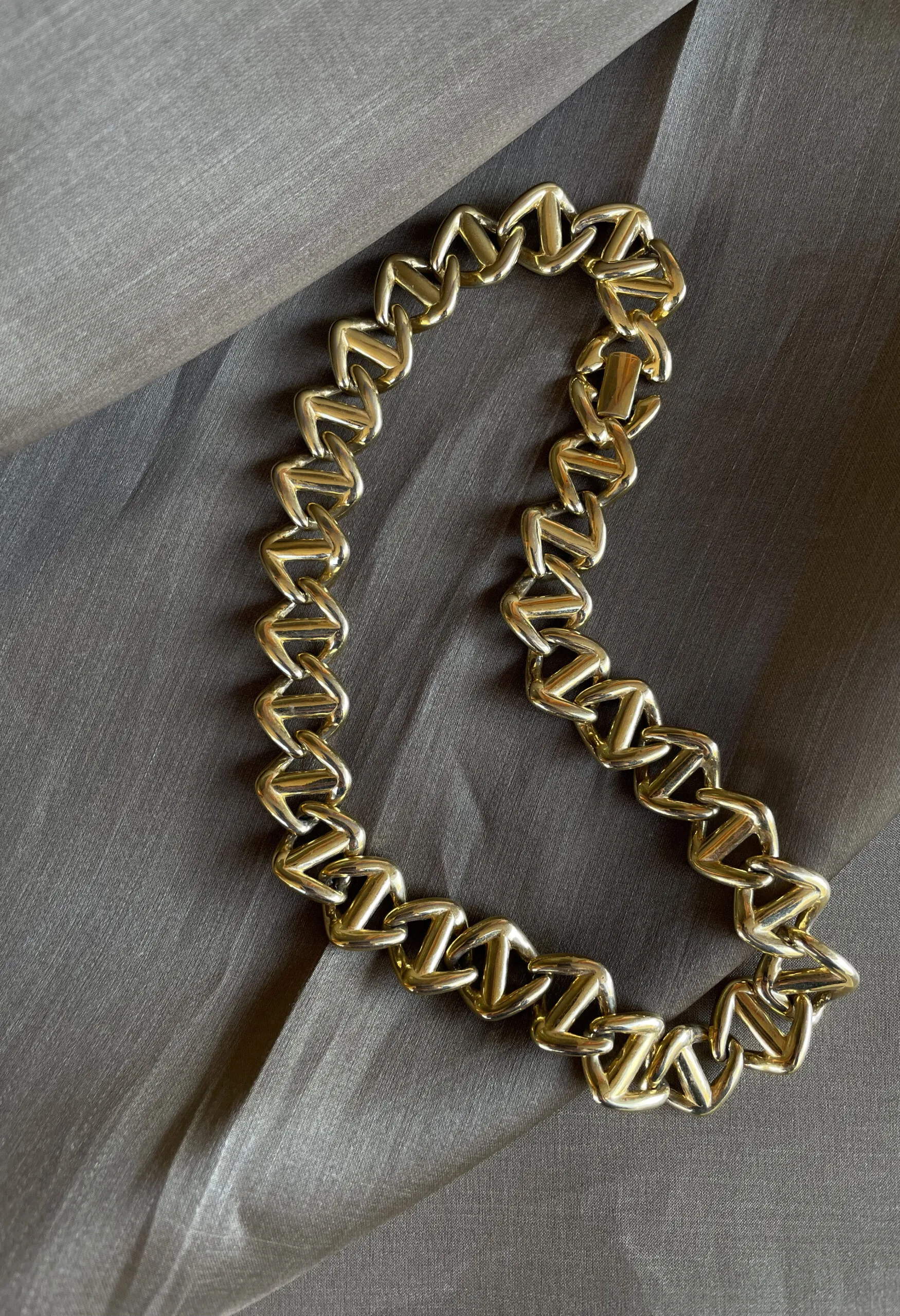 Collier P.E.P. vintage anni ’80 in maglia chunky