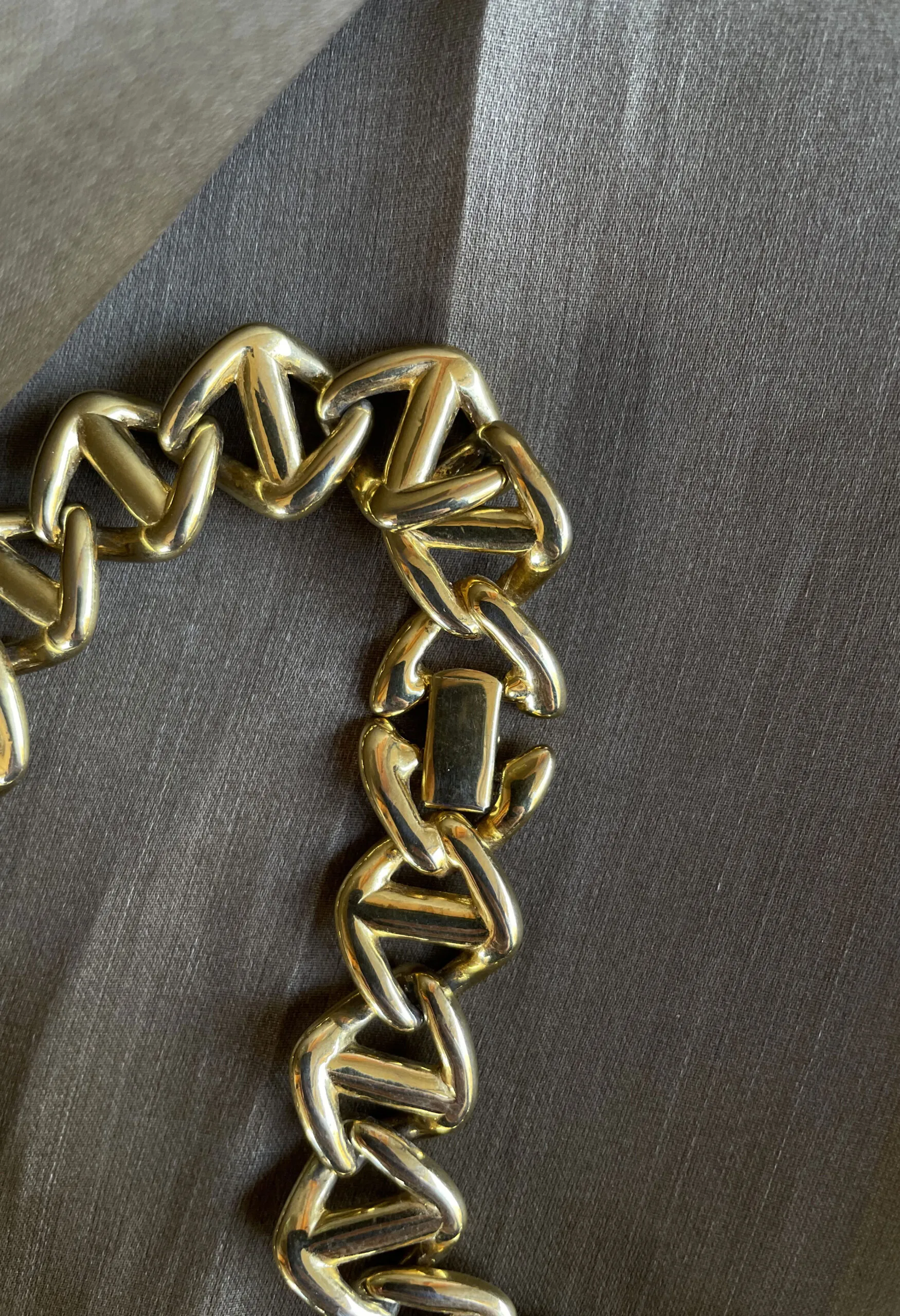 Collier P.E.P. vintage anni ’80 in maglia chunky