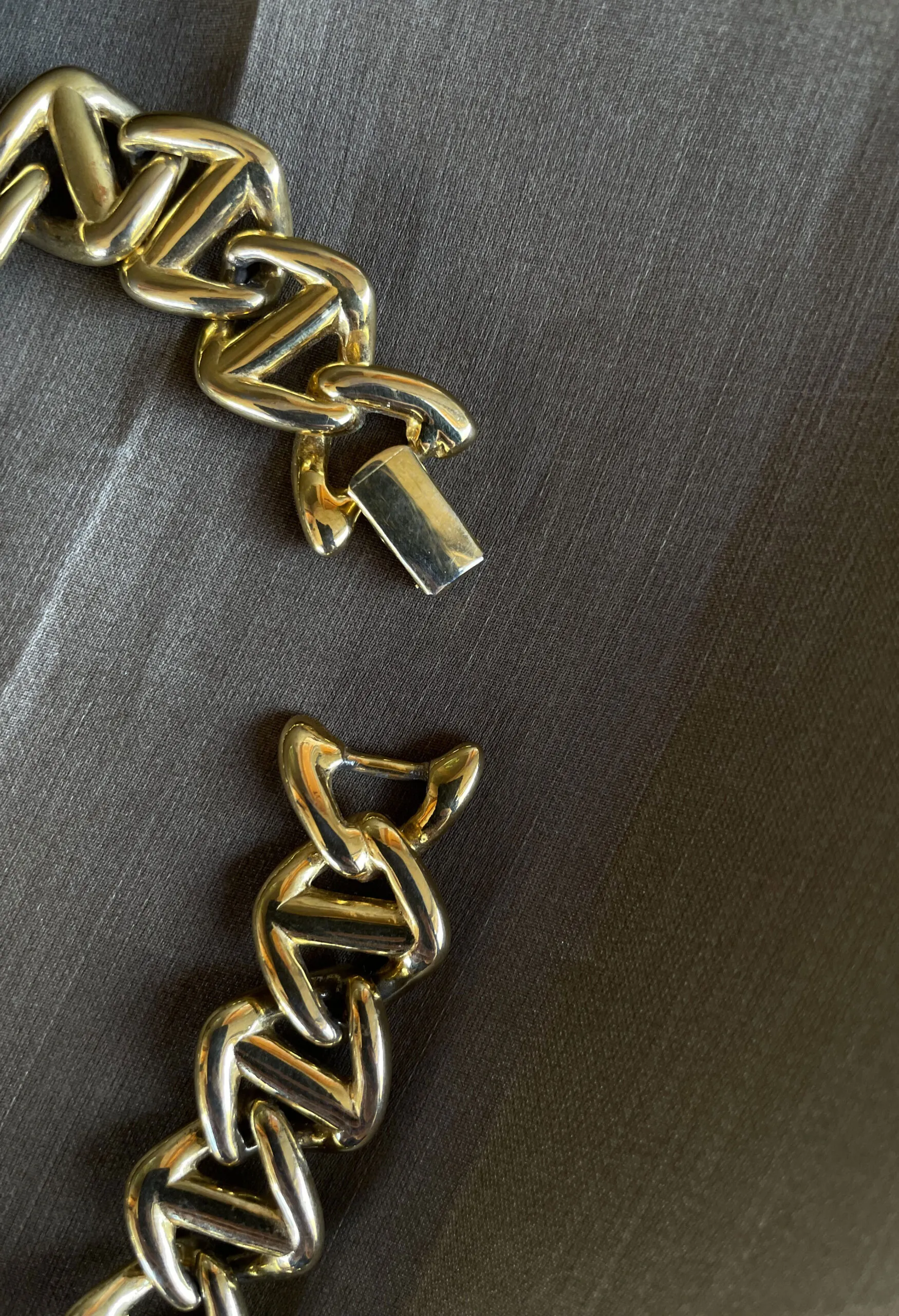 Collier P.E.P. vintage anni ’80 in maglia chunky