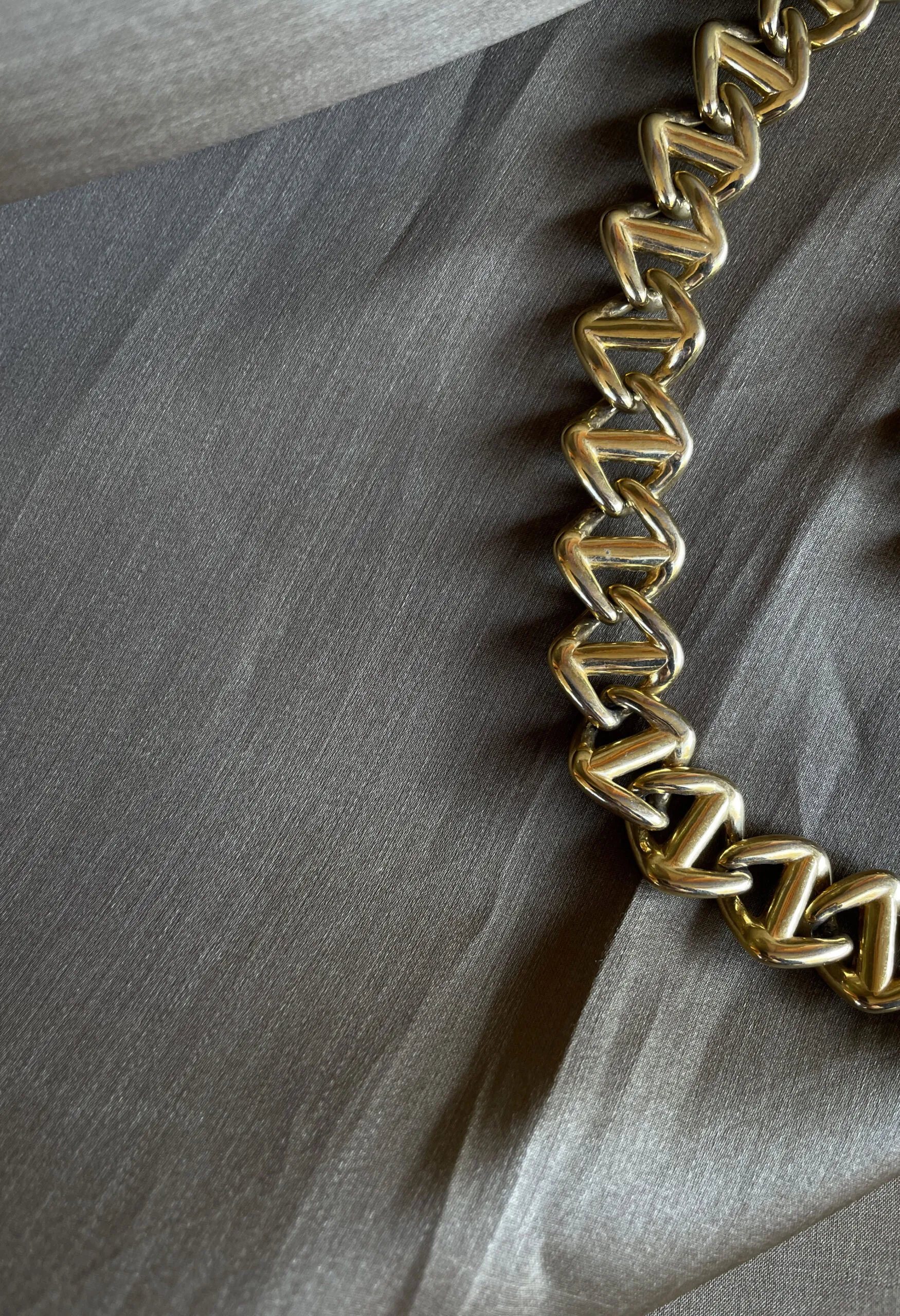 Collier P.E.P. vintage anni ’80 in maglia chunky