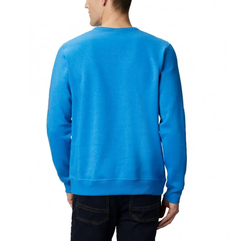 Columbia Logo Fleece Crew M Azure Blue Heather, Wildfire