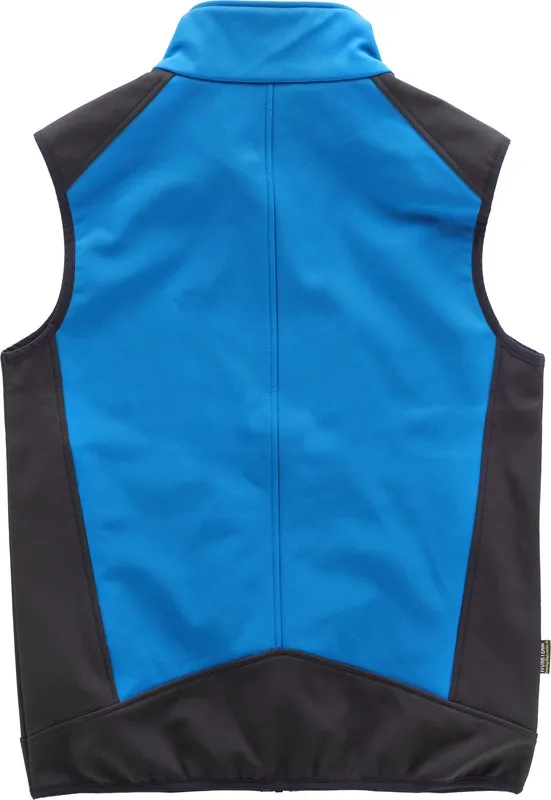 Combinazione Gilet Softshell Azzurro Nero