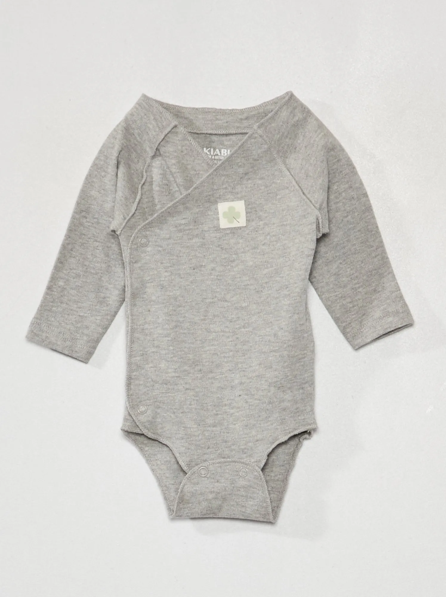 Completo body + leggings + cuffietta 3 pezzi - GRIGIO