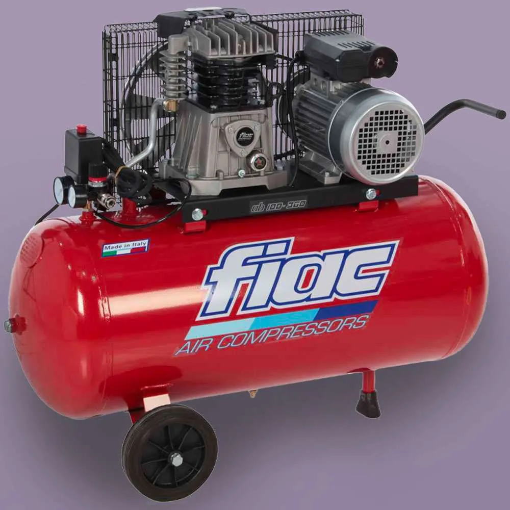 Compressore d'aria con trasmissione a cinghia 100 Litri AB 100-360 M Fiac 