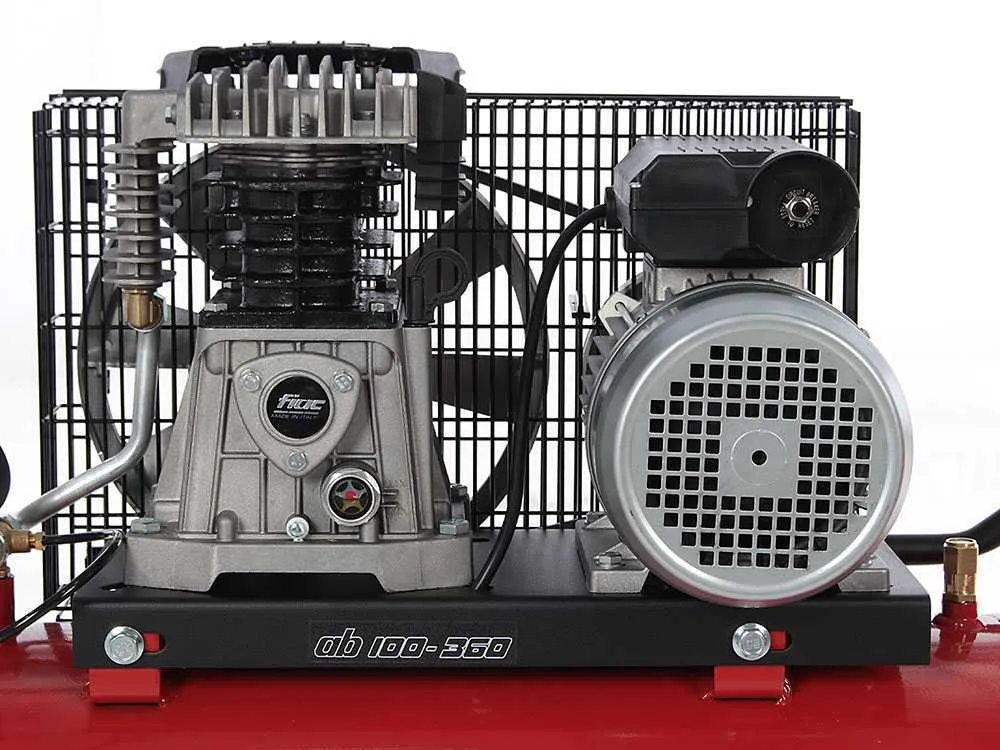 Compressore d'aria con trasmissione a cinghia 100 Litri AB 100-360 M Fiac 