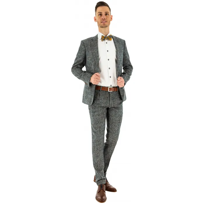 Costume in tweed 3 pezzi Henk ter Horst Blu