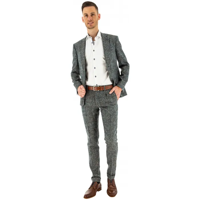Costume in tweed 3 pezzi Henk ter Horst Blu