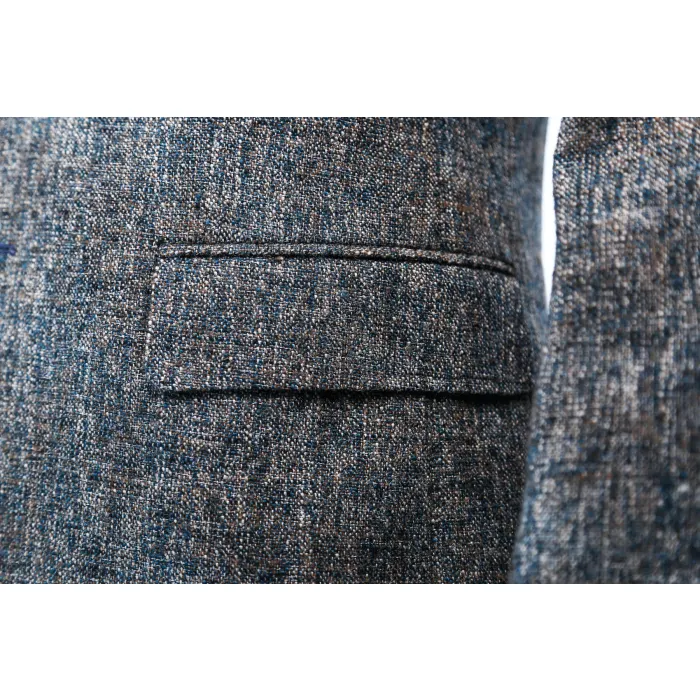 Costume in tweed 3 pezzi Henk ter Horst Blu