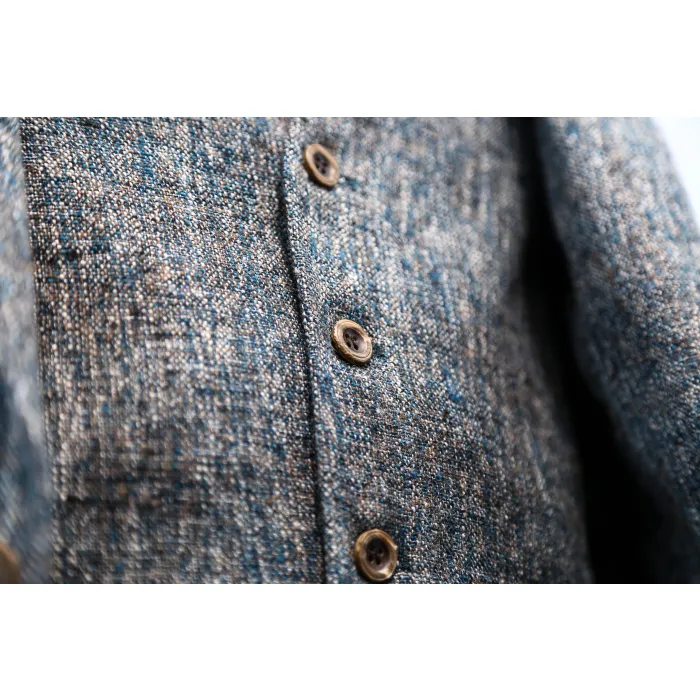 Costume in tweed 3 pezzi Henk ter Horst Blu