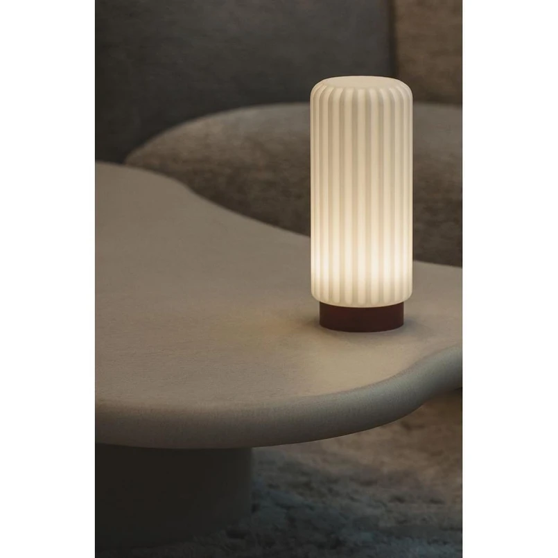 Dentelles 29 Lampada da Tavolo Portatile Ø12 Terra - Atelier Pierre | Acquista online