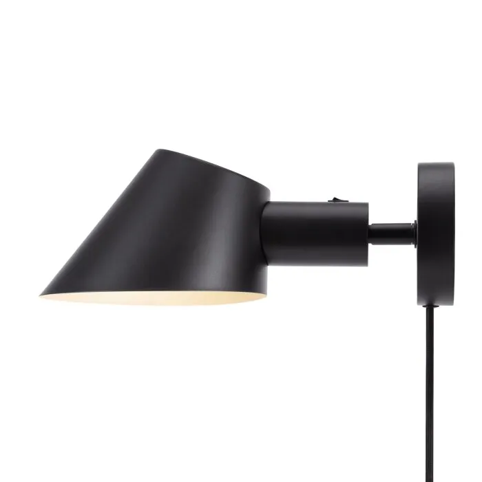 Design For The People by Nordlux STAY Applique Nero, 1-Luce
