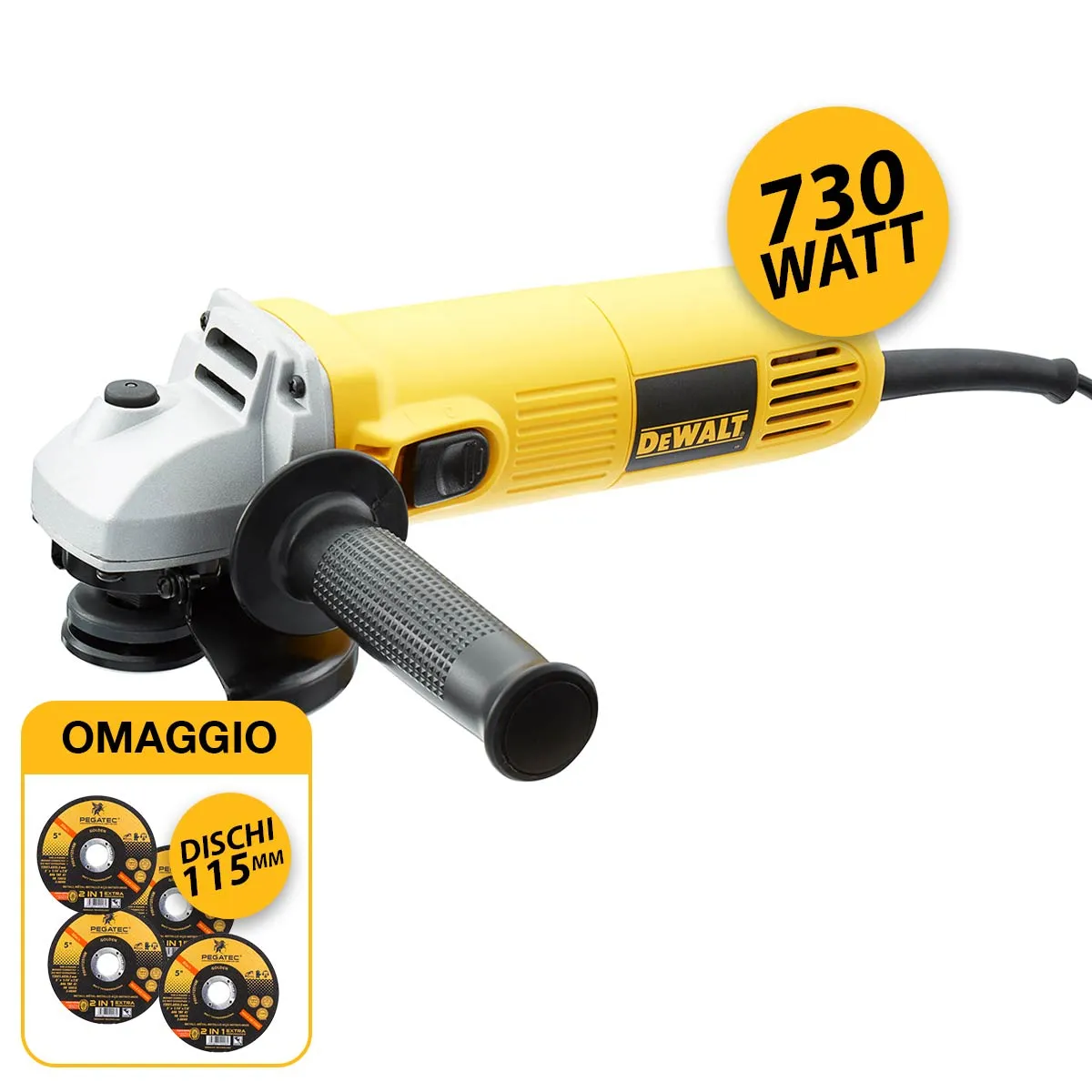 Dewalt DWE4016 - Smerigliatrice angolare 115MM