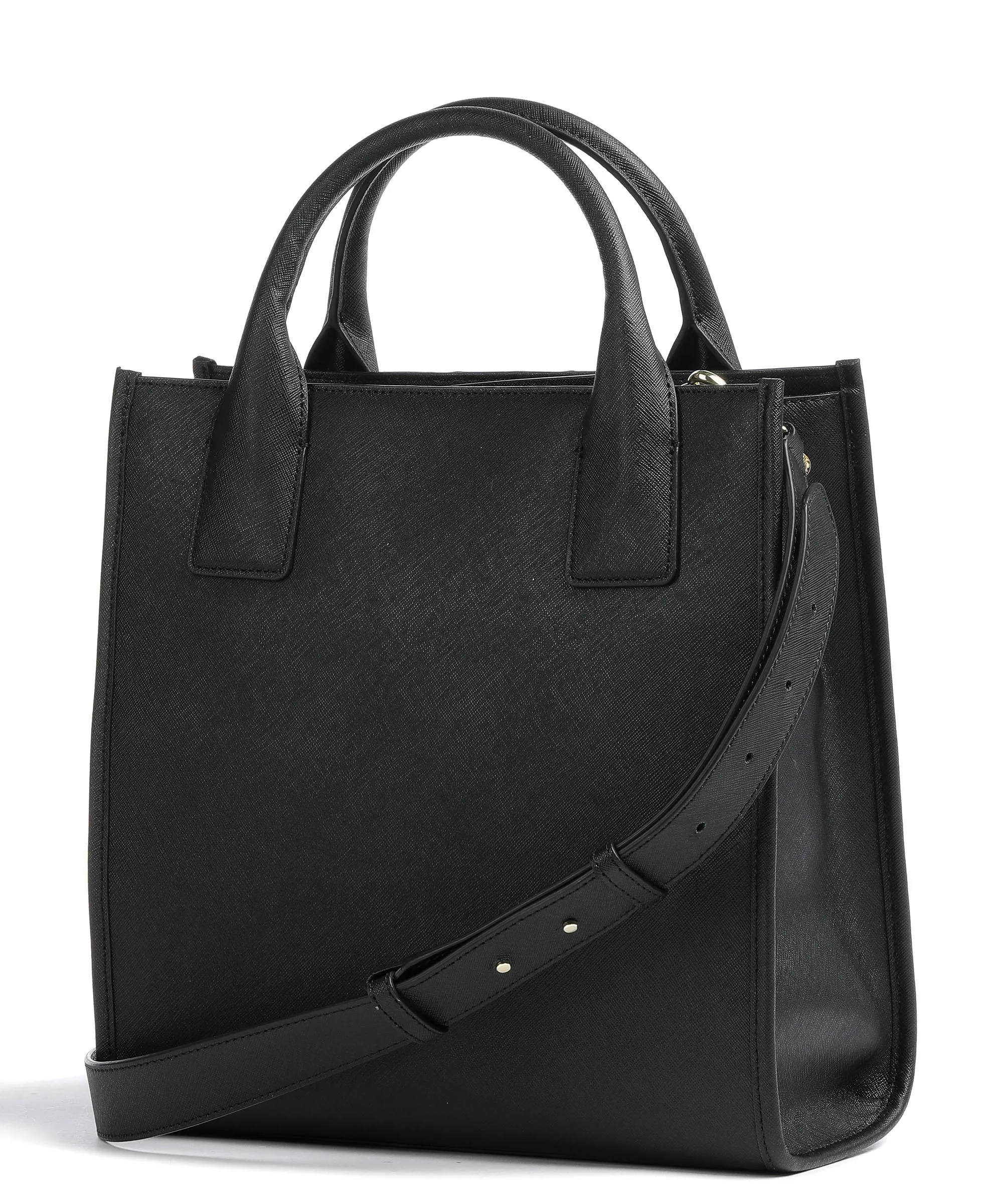  DKNY Carol Borsa a mano pelle di vacchetta saffiano nero  