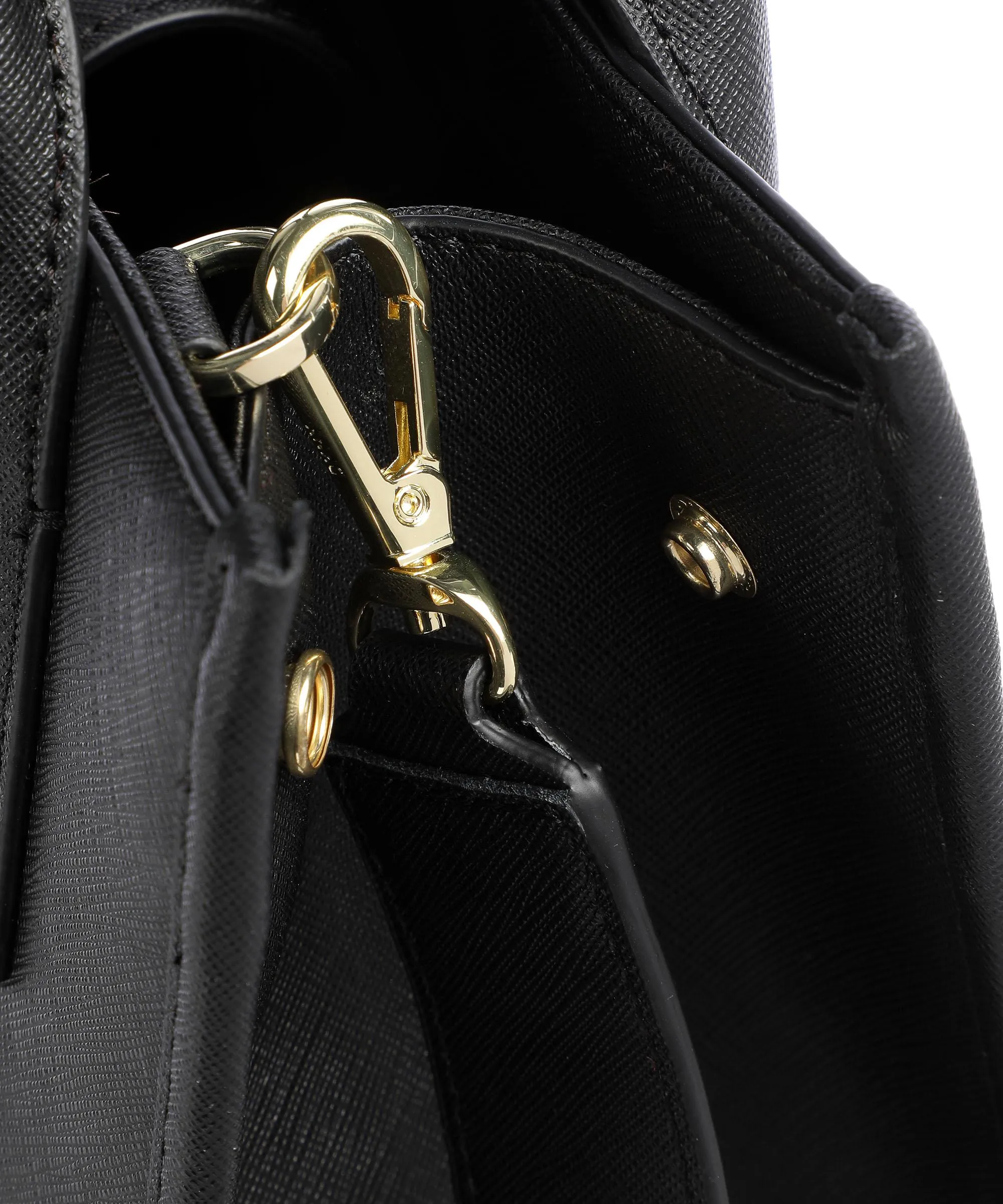  DKNY Carol Borsa a mano pelle di vacchetta saffiano nero  