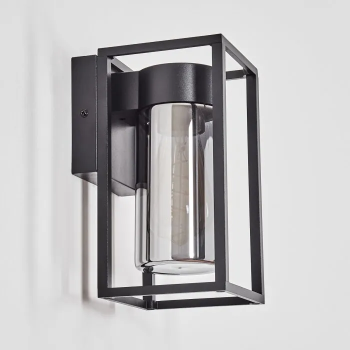 Doninhas Lampada da parete per esterno Nero, 1-Luce