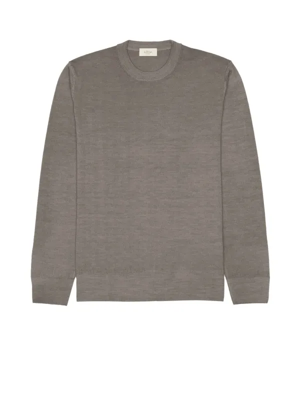 Dove gray crew neck sweater