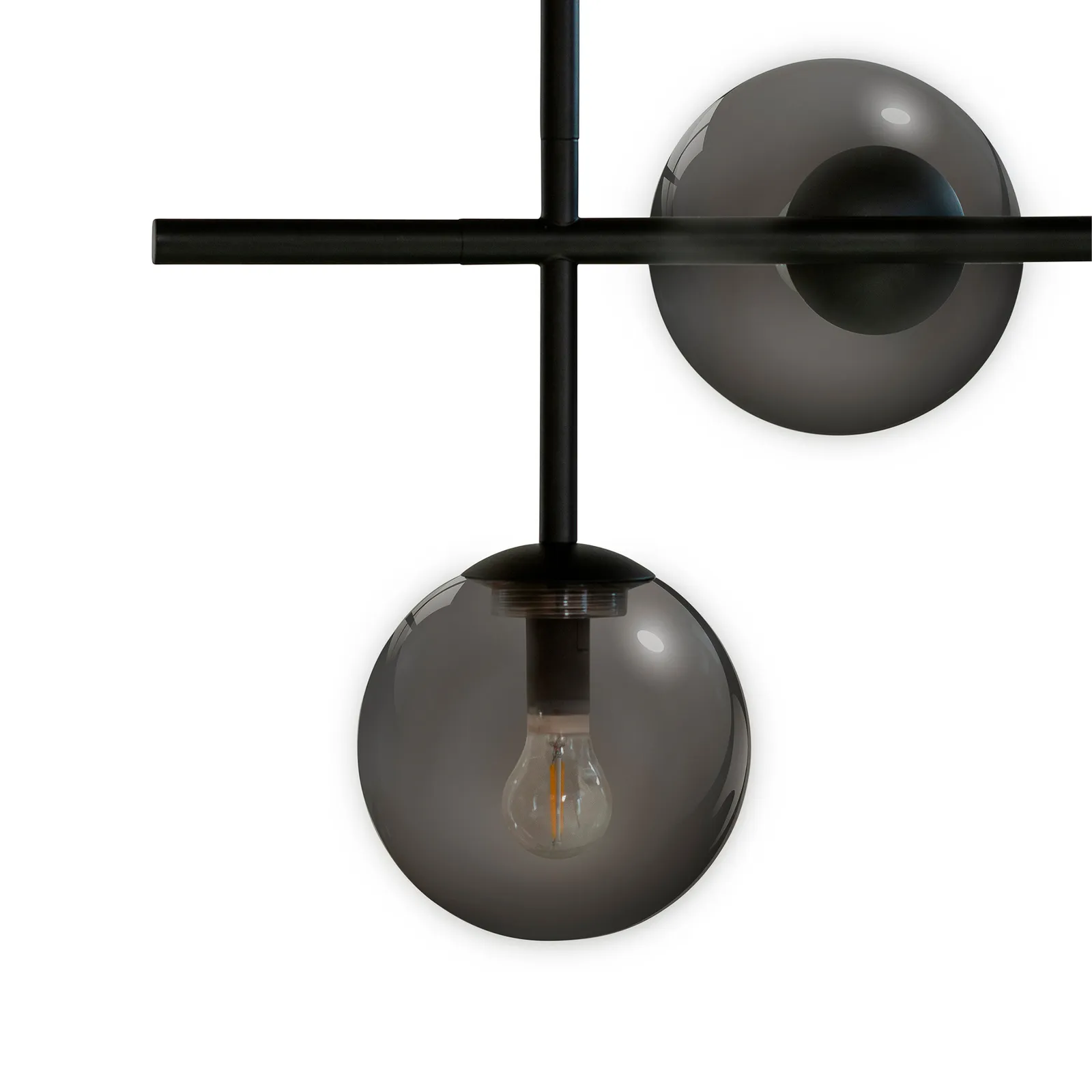 Dyberg Larsen Como a sospensione, 5 luci, nero