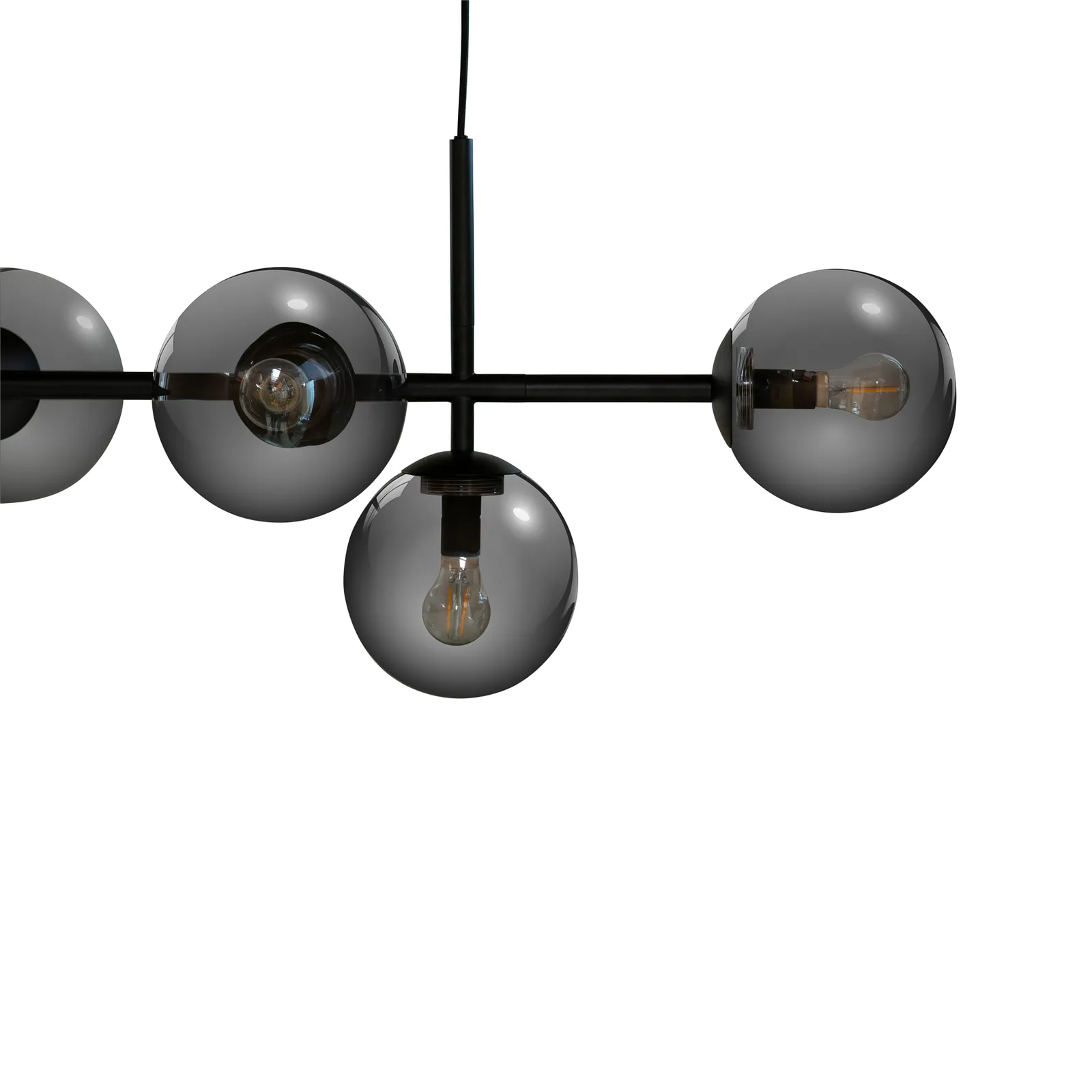Dyberg Larsen Como a sospensione, 5 luci, nero