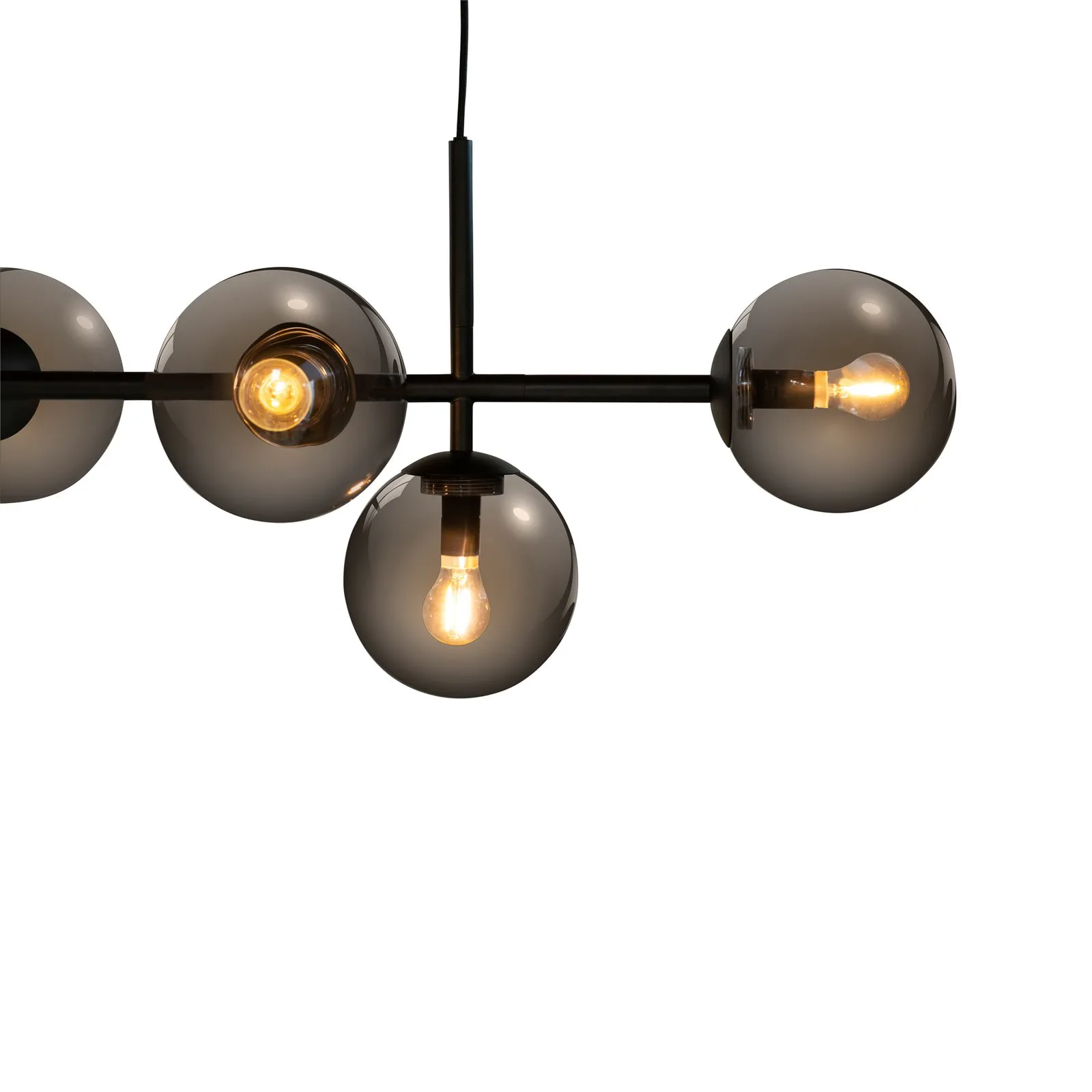 Dyberg Larsen Como a sospensione, 5 luci, nero