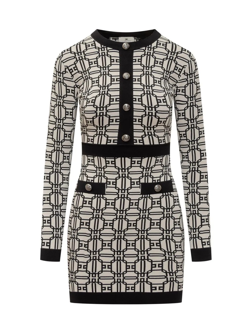 ELISABETTA FRANCHI Abito con Logo  