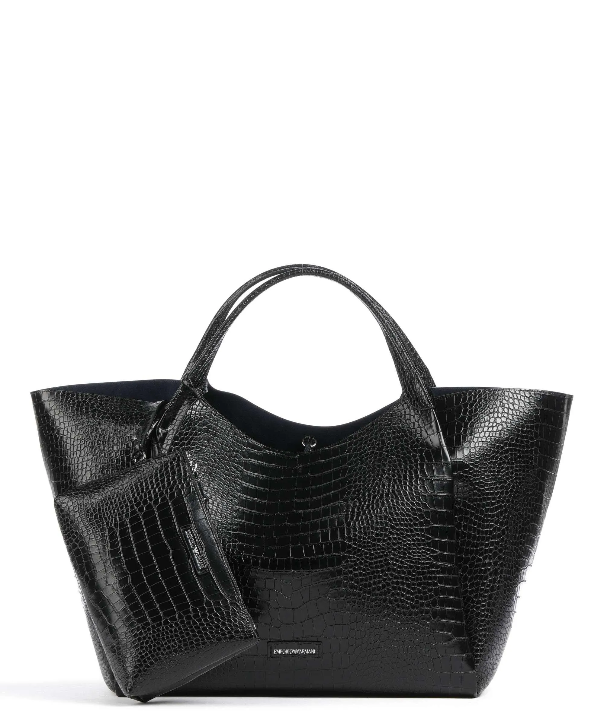  Emporio Armani Durini 24 Borsa a mano pelle sintetica nero  