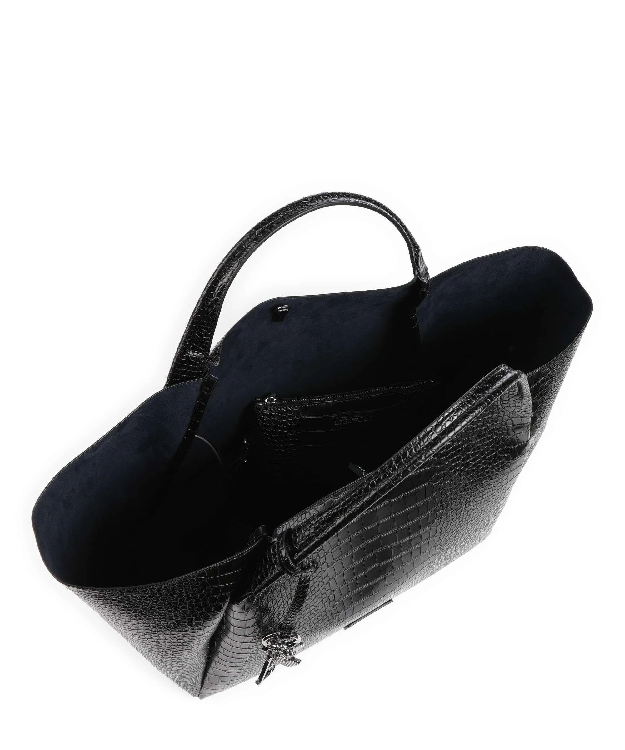  Emporio Armani Durini 24 Borsa a mano pelle sintetica nero  