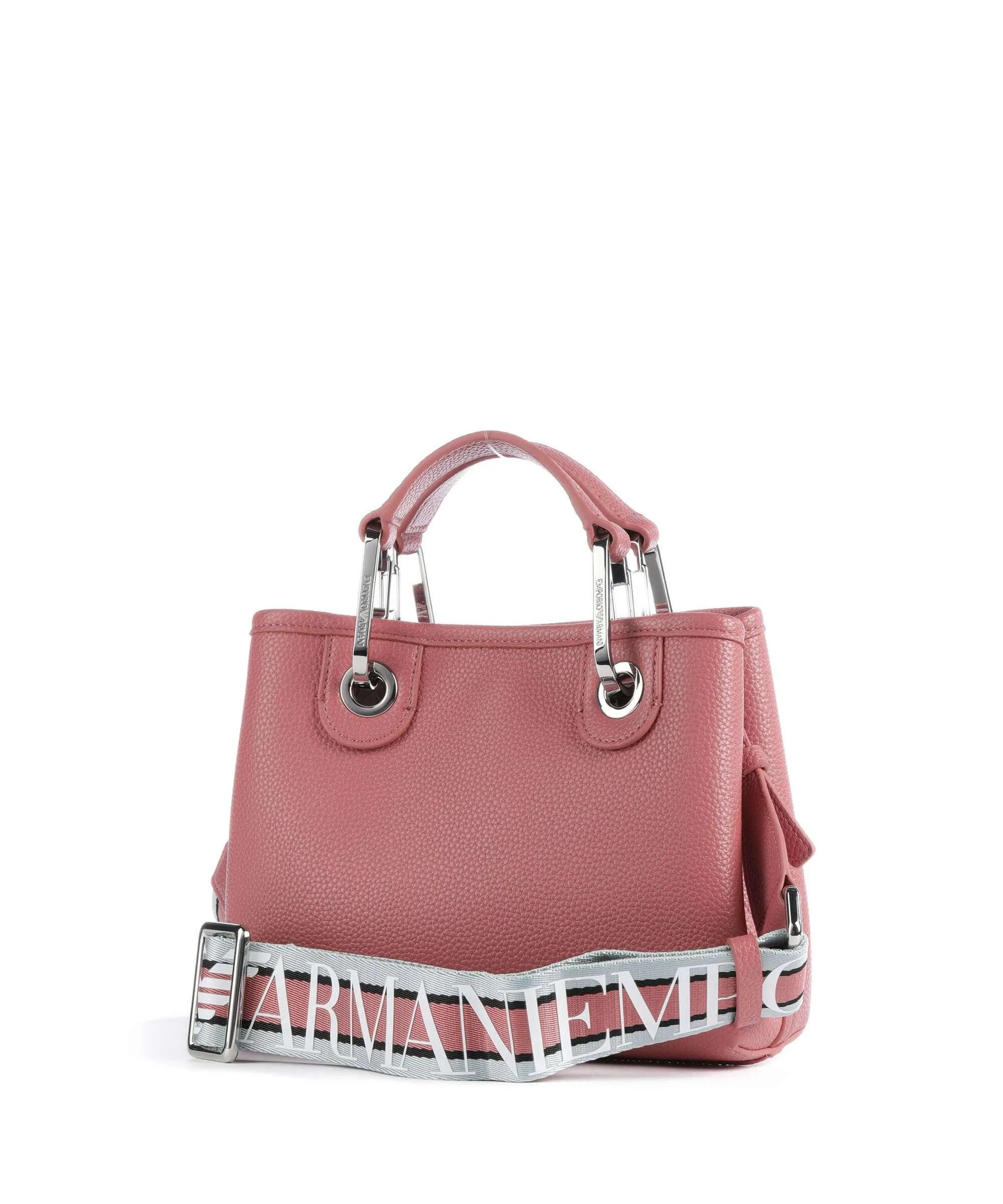  Emporio Armani My EA Borsa a mano pelle sintetica corallo  