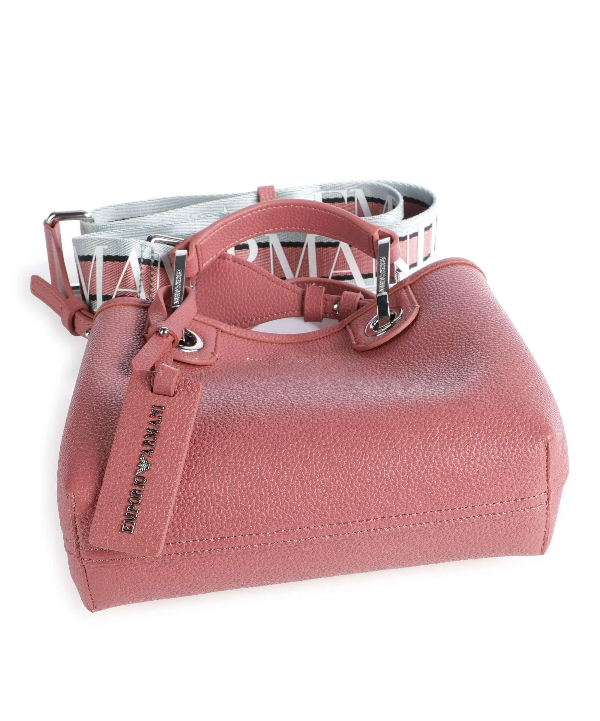  Emporio Armani My EA Borsa a mano pelle sintetica corallo  